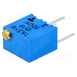 10 pcs : T63YB104KT20 - Potentiometer: mounting, multiturn, 100kΩ, 250mW, ±10%, linear