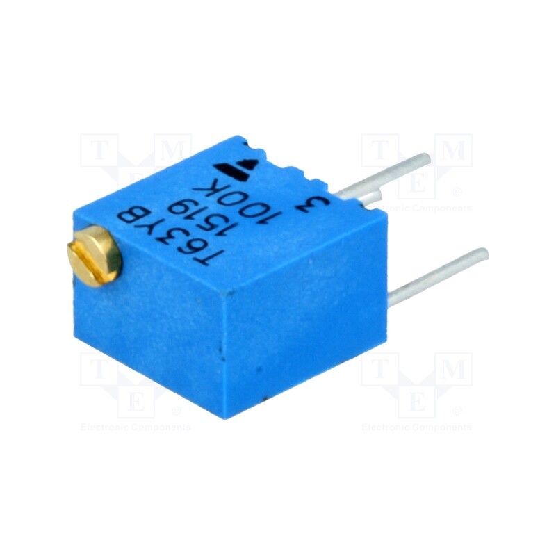 10 pcs : T63YB104KT20 - Potentiometer: mounting, multiturn, 100kΩ, 250mW, ±10%, linear