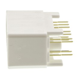 1 pcs - TE Connectivity MULTILOCK 070 Series Straight Through Hole Mount PCB Socket, 12-Contact, 2-Row, 3.5mm Pitch, Solder