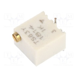 10 pcs : TS63Y102KT20 - Potentiometer: mounting, horizontal,multiturn, 1kΩ, 250mW, SMD