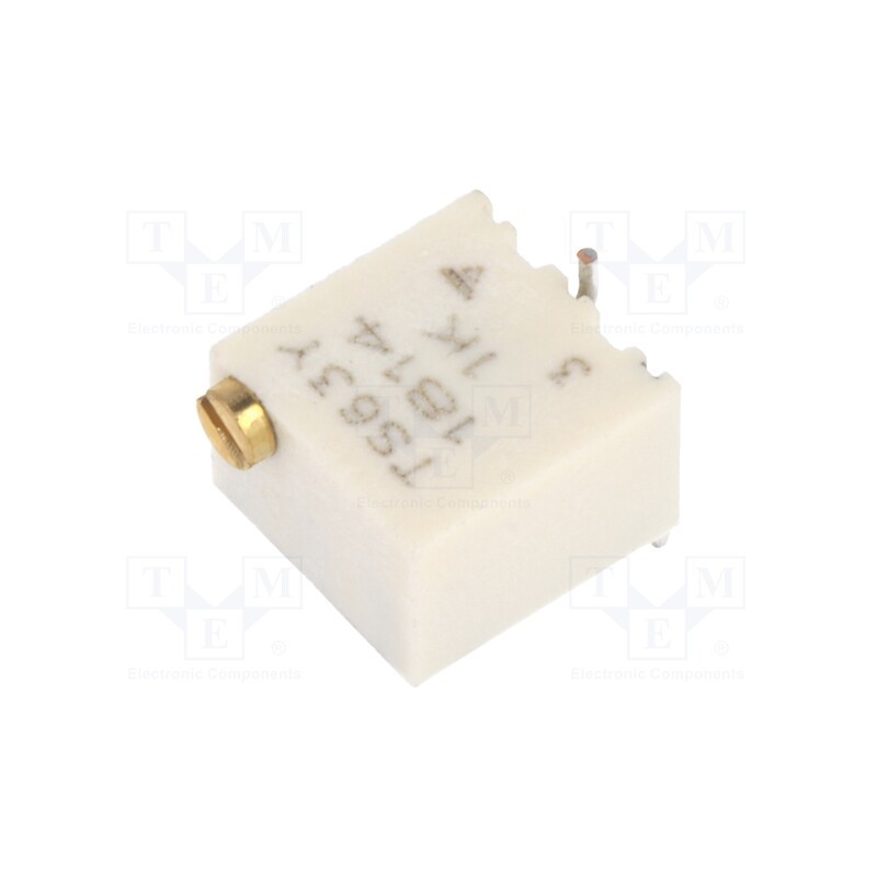 10 pcs : TS63Y102KT20 - Potentiometer: mounting, horizontal,multiturn, 1kΩ, 250mW, SMD