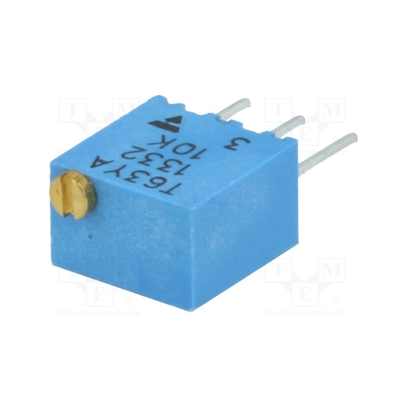 10 pcs : T63YA103KT20 - Potentiometer: mounting, multiturn, 10kΩ, 250mW, ±10%, linear, THT