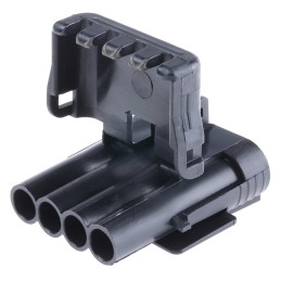 1 pcs - Delphi, Weather-Pack Automotive Connector Plug 4 Way, Crimp Termination