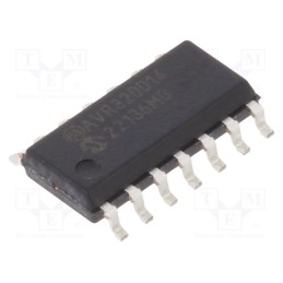 10 pcs : AVR32DD14-I/SL - IC: AVR microcontroller, SOIC14, Interface: I2C,SPI,USART x2