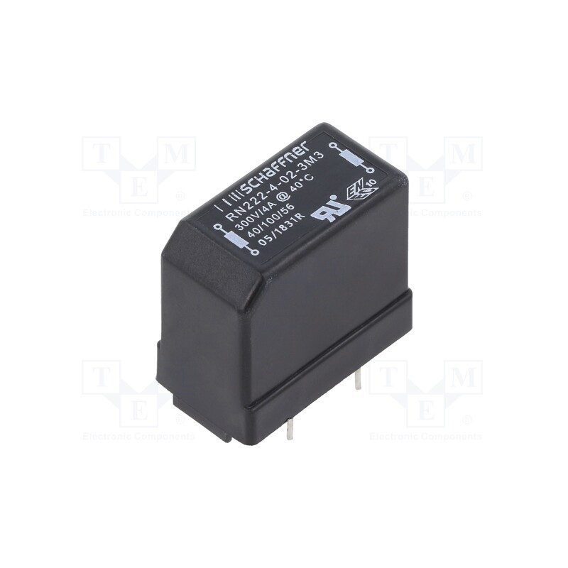 10 pcs : RN222-4-02-3M3 - Inductor: wire with current compensation, THT, 3.3mH, 4A, 46mΩ