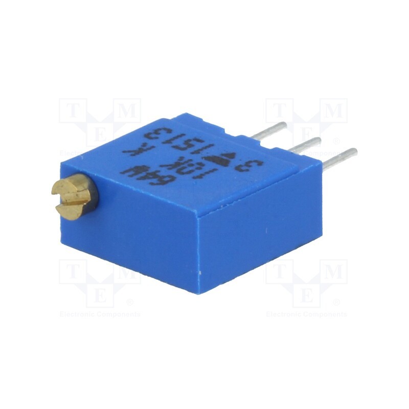 10 pcs : M64W103KB40 - Potentiometer: mounting, multiturn, 10kΩ, 500mW, THT, ±10%, linear