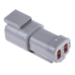 1 pcs - Deutsch, DTM Automotive Connector Socket 4 Way, Crimp Termination