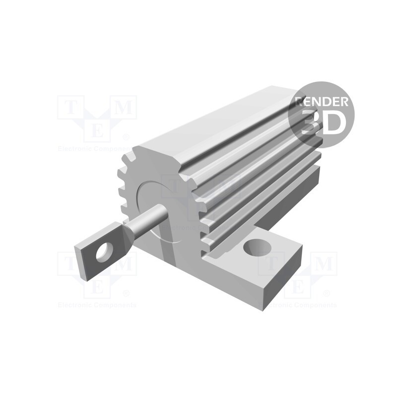 10 pcs : 4-1625971-0 - Resistor: wire-wound, with heatsink, screw, 33Ω, 25W, ±5%, 50ppm/°C