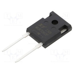 10 pcs : MUR3060P - Diode: rectifying, THT, 600V, 30A, , Ifsm: 300A, TO247AC, 50ns