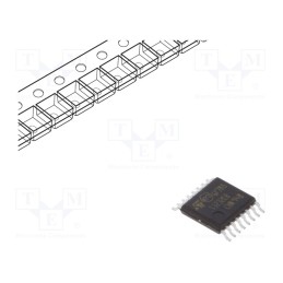 10 pcs : ST3232EBTR - IC: interface, transceiver, full duplex,RS232, 250kbps, TSSOP16