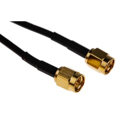 1 pcs - RS PRO Male SMA to Male SMA Coaxial Cable, 320mm, RG174/U Coaxial, Terminated