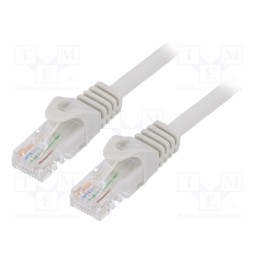 10 pcs : PP6U-2M - Patch cord, U/UTP, 6, stranded, CCA, PVC, grey, 2m, 26AWG, Cablexpert