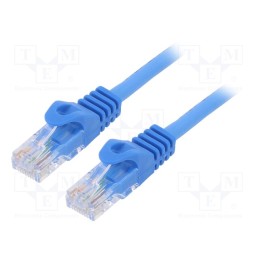 10 pcs : PP6U-2M/B - Patch cord, U/UTP, 6, stranded, CCA, PVC, blue, 2m, 26AWG, Cablexpert