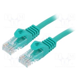 10 pcs : PP6U-3M/G - Patch cord, U/UTP, 6, stranded, CCA, PVC, green, 3m, 26AWG
