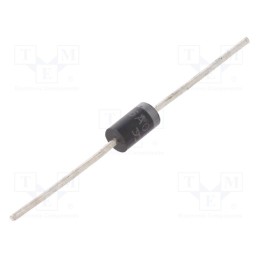 10 pcs : 6A05GS - Diode: rectifying, THT, 50V, 6A, , Ifsm: 200A, DO27, Ufmax: 1.1V