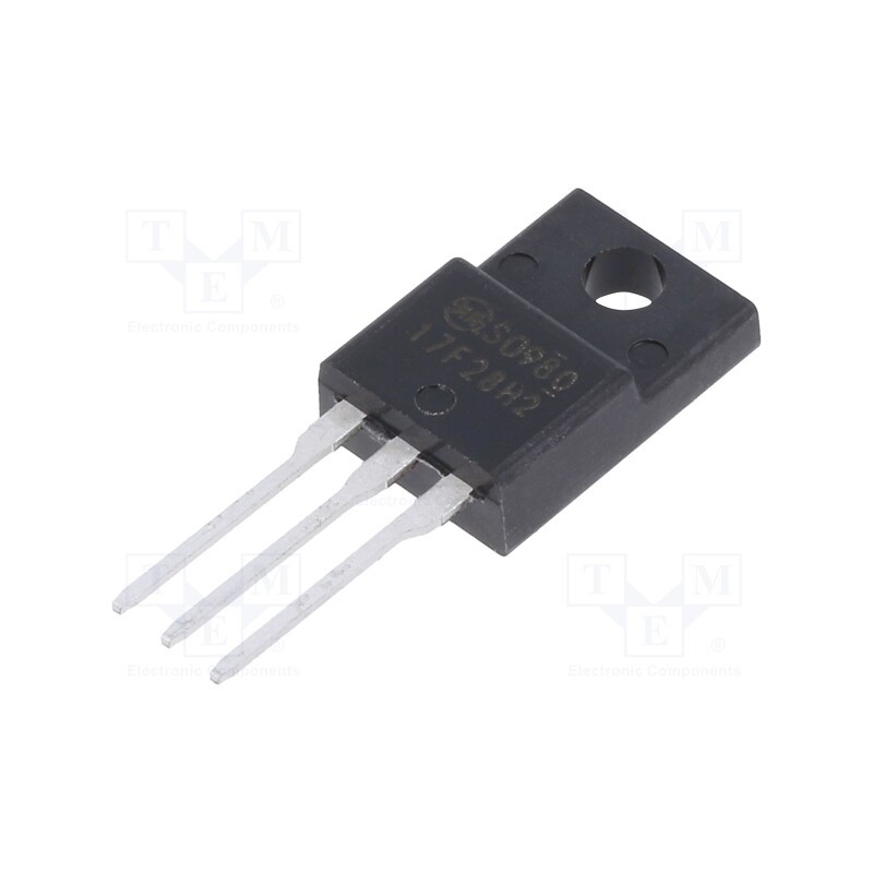 10 pcs : P17F28HP2-5600 - Transistor: N-MOSFET, Hi-PotMOS2, unipolar, 280V, 17A, Idm: 68A, 79W