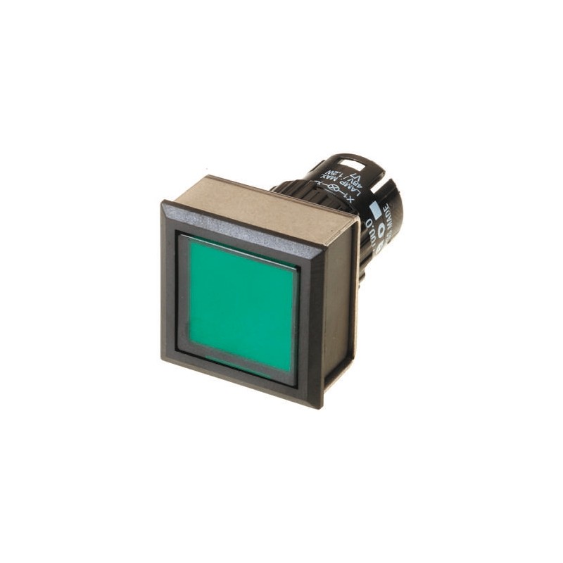 1 pcs - EAO Green Latching Push Button Head, IP65