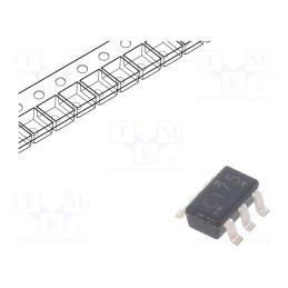 10 pcs : SN74LVC2G17DBVT - IC: digital, buffer,non-inverting, Ch: 2, CMOS, SMD, SOT23-6, 74LVC