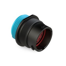1 pcs - Amphenol Industrial Circular Connector, 14 Contacts, Panel Mount, Plug, Male, IP67, IP69K, Duramate AHDP Series