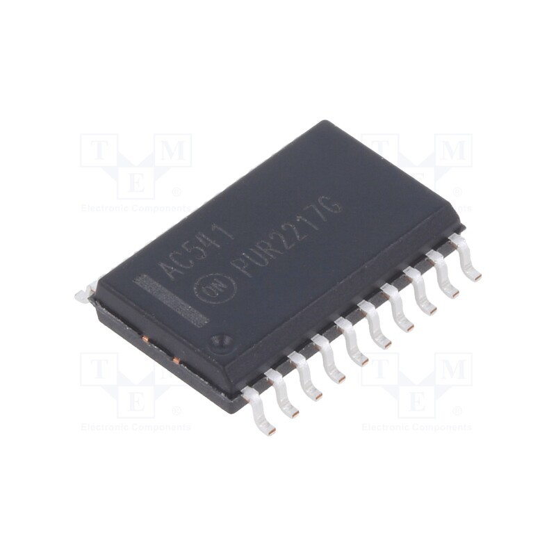 10 pcs : MC74AC541DWG - IC: digital, 3-state,buffer,octal,line driver, Ch: 8, CMOS, SMD