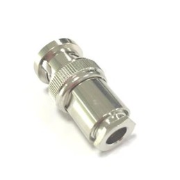 1 pcs - RS PRO, Plug Cable Mount BNC Connector, 50Ω, Clamp Termination, Straight Body