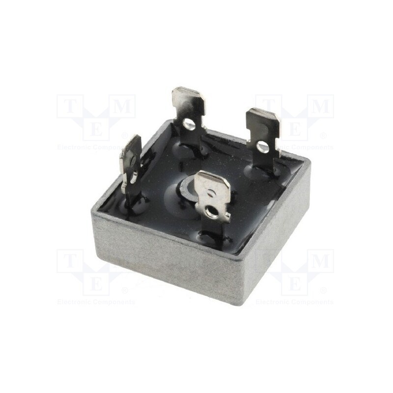 10 pcs : KBPC2504 - Bridge rectifier: single-phase, Urmax: 400V, If: 25A, Ifsm: 400A