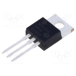 10 pcs : MCP1825S-1802E/AB - IC: voltage regulator, LDO,linear,fixed, 1.8V, 0.5A, TO220-3, THT
