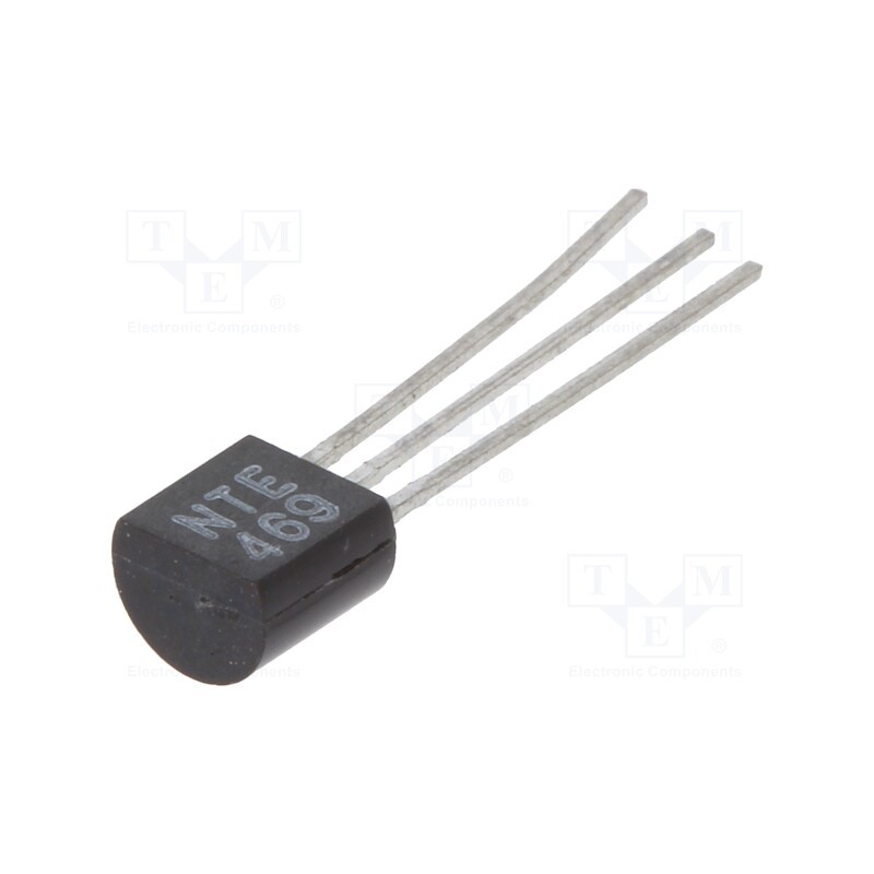 10 pcs : NTE469 - Transistor: N-JFET, unipolar, 35V, 2mA, 0.625W, TO92, Igt: 50mA