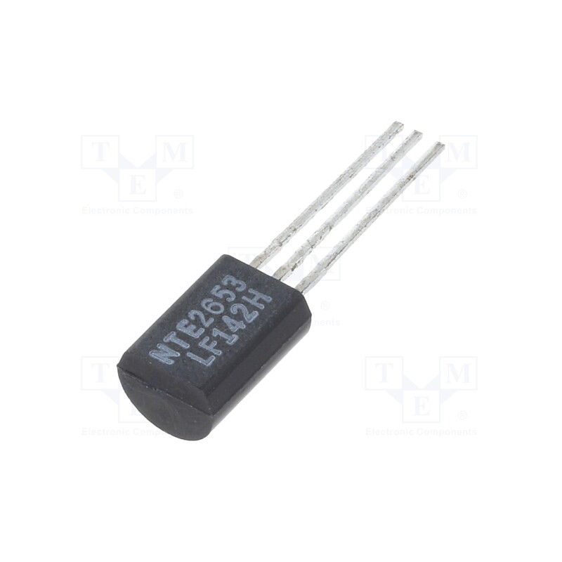 10 pcs : NTE2653 - Transistor: NPN, bipolar, 50V, 3A, 1W, TO92