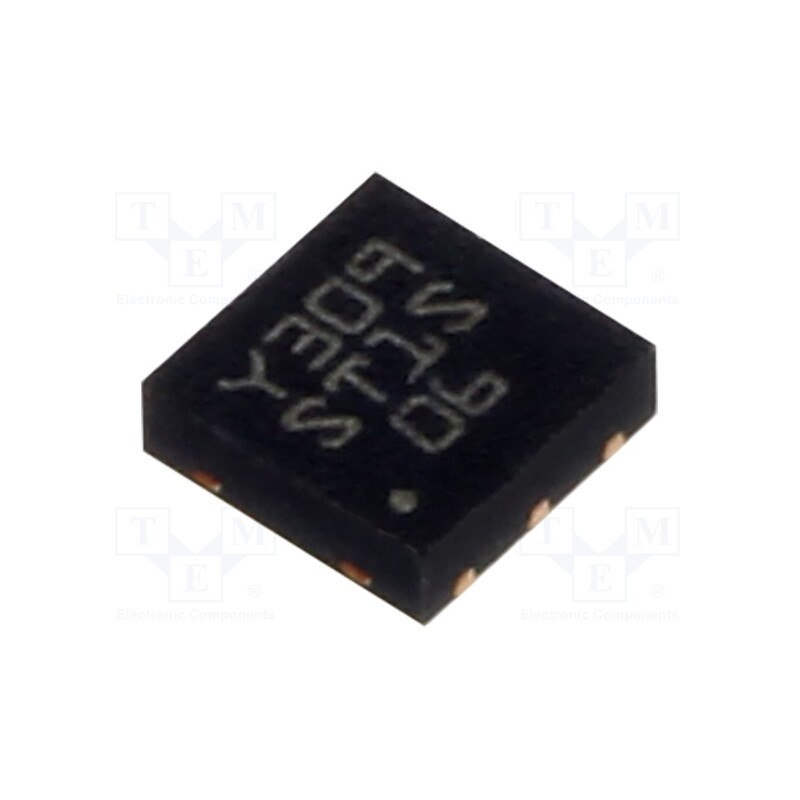 10 pcs : ST1S06PUR - IC: driver, DC/DC converter, Uin: 2.7÷6VDC, Uout: 0.8÷5.2VDC, 1.5A