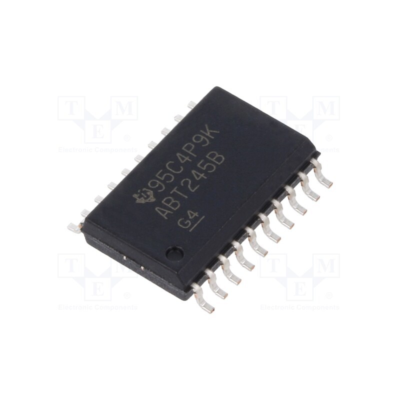 10 pcs : SN74ABT245BDW - IC: digital, bus transceiver, Ch: 8, CMOS,TTL, SMD, SO20, 4.5÷5.5VDC