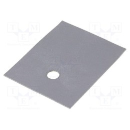 50 pcs : SMICA SOT93 - Heat transfer pad: silicone, SOT93,TOP3, 0.4K/W, L: 24mm, W: 20mm