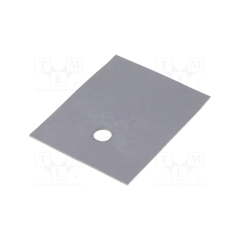 50 pcs : SMICA SOT93 - Heat transfer pad: silicone, SOT93,TOP3, 0.4K/W, L: 24mm, W: 20mm