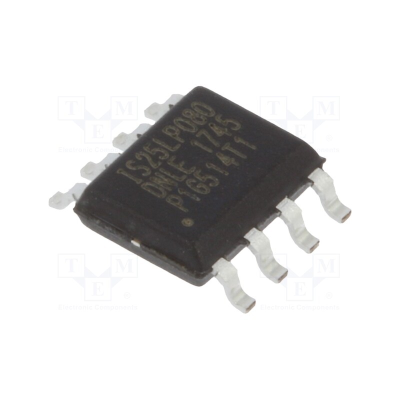 10 pcs : IS25LP080D-JNLE - IC: FLASH memory, 8MbFLASH, DTR,QPI,SPI, 133MHz, 2.3÷3.6V, SO8