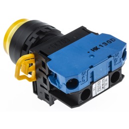 1 pcs - Idec YW Series Illuminated Push Button Complete Unit, Panel Mount, 22mm Cutout, SPST, IP65