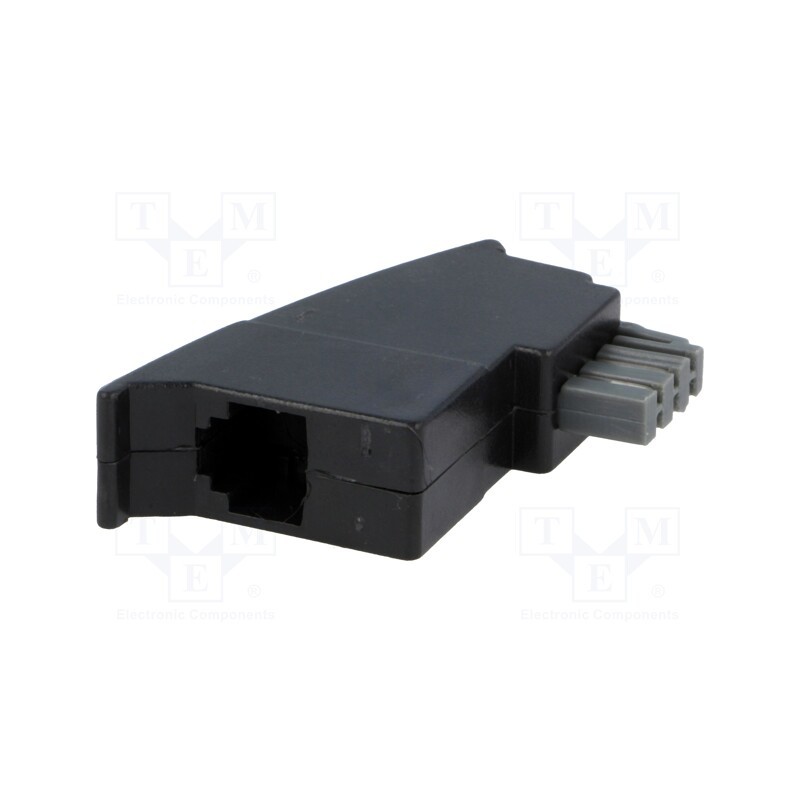 10 pcs : 50308 - Transition: adapter, RJ11 socket,TAE N plug