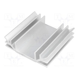 10 pcs : RAD-A4463/70 - Heatsink: extruded, U, L: 70mm, W: 70mm, H: 19mm, aluminium