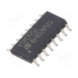 10 pcs : VIPER26LD - IC: driver, buck,buck-boost,flyback, PWM controller, SO16, 3A