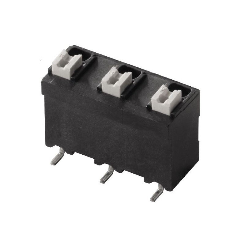 1 pcs - Weidmuller LSF Series PCB Terminal Block, 3-Contact, 7.5mm Pitch, Surface Mount, 1-Row