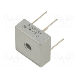 10 pcs : MB1505W - Bridge rectifier: single-phase, Urmax: 50V, If: 15A, Ifsm: 300A