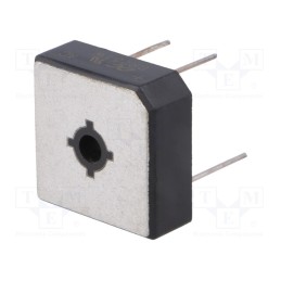 10 pcs : BR251W - Bridge rectifier: single-phase, Urmax: 100V, If: 25A, Ifsm: 400A