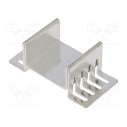 10 pcs : ATS-PCB1074 - Heatsink: extruded, U, TO263, silver, L: 12.7mm, W: 26.2mm, H: 10.2mm