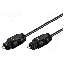 10 pcs : 51217 - Cable, Toslink plug,both sides, 1.5m, Øcable: 2.2mm