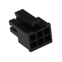 5 pcs - Molex, Micro-Fit 3.0 Receptacle Connector Housing, 3mm Pitch, 6 Way, 2 Row