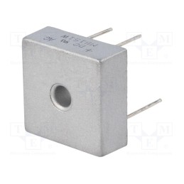 10 pcs : MB151W - Bridge rectifier: single-phase, Urmax: 100V, If: 15A, Ifsm: 300A