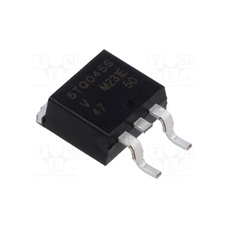 10 pcs : VS-6TQ045S-M3 - Diode: Schottky rectifying, SMD, 45V, 6A, D2PAK,