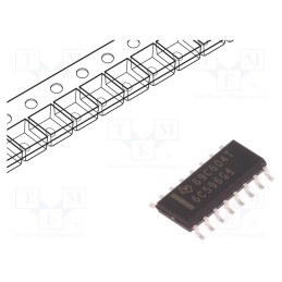 10 pcs : TPIC6C596DRG4 - IC: peripheral circuit, 8bit,shift register, SMD, SO16, -40÷125°C