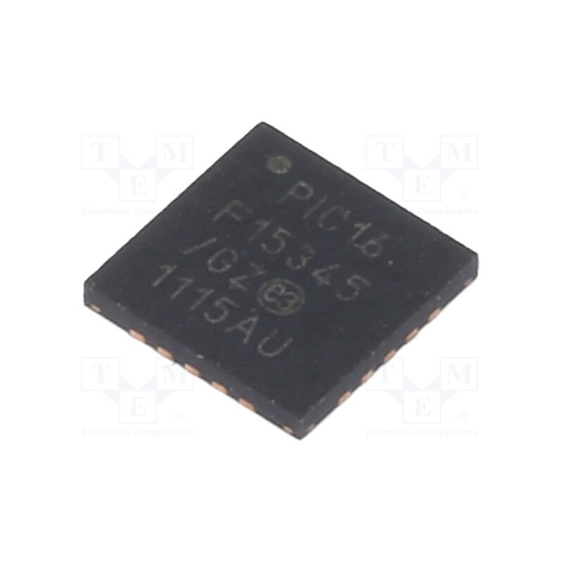 10 pcs : PIC16F15345-I/GZ - IC: PIC microcontroller, 14kB, 32MHz, 2.3÷5.5VDC, SMD, UQFN20,
