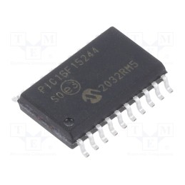 10 pcs : PIC16F15244-I/SO - IC: PIC microcontroller, 7kB, 32MHz, MSSP (SPI / I2C), 1.8÷5.5VDC