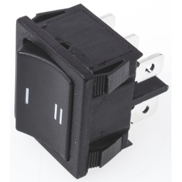 1 pcs - TE Connectivity DPST, On-On Rocker Switch Panel Mount